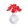 Прозрачная основа Хрустальная статуэтка цветка Ручная работа Настольные растения Ловец солнца День святого Валентина