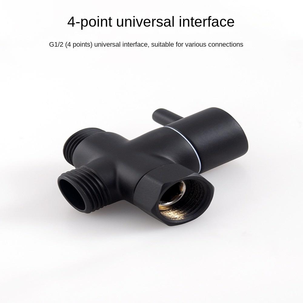 Переключатель воды G1/2" 3-ходовой клапан управления потоком Переключатель душевой штанги Ручная душевая лейка