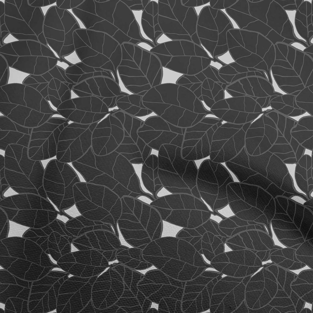 oneOone Cotton Flex Green Fabric Abstract Leaf Quilting Supplies Print Sewing Fabric By The Yard 40 Inch