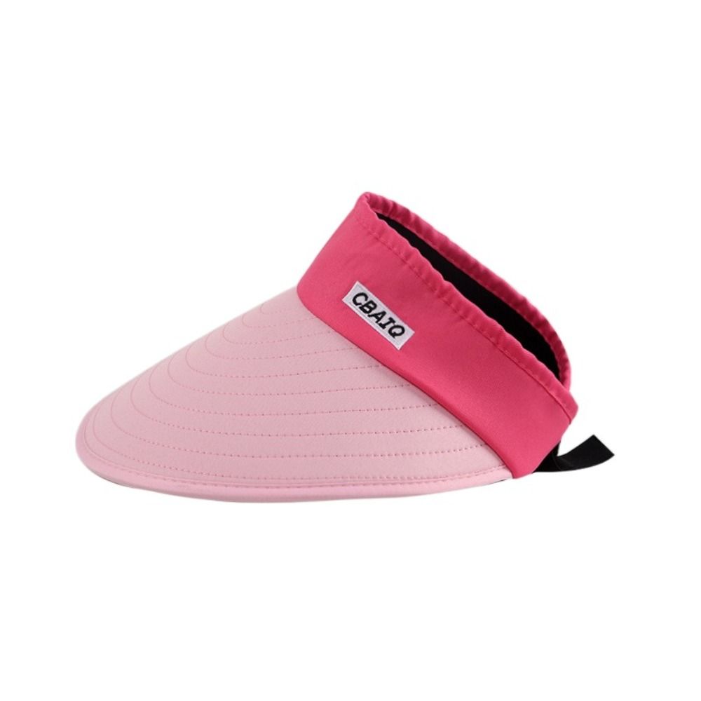 Summer For Women Wide Brim UV Protection Sunscreen Korean Style Hat Empty Top Hat Women Cap Sun Hat