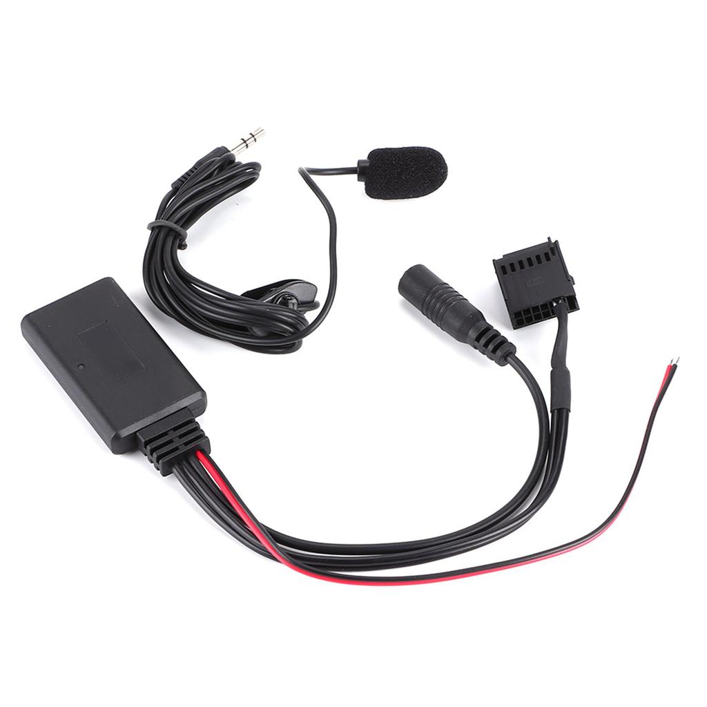 Car Bluetooth AUX‑IN Cable Adapter with Microphone Handsfree Calling Fit for Ford Focus 6000CD