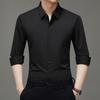 Autumn Men's Long-sleeved Shirt High-end Middle-aged and Young Men's Clothing Casual and Comfortable Dad Clothing