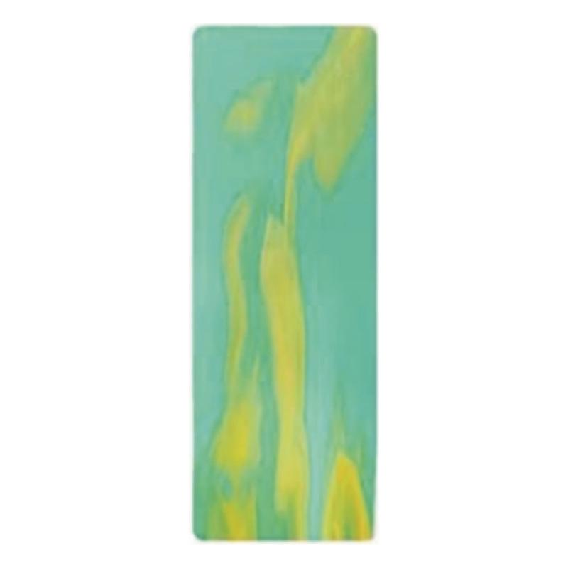 Градиентный ПУ коврик для йоги 5 мм - Нескользящий, Впитывающий пот, Натуральный каучук, Очень толстый