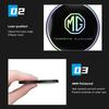 2Pcs Car Emblem Water Cup Pad Color Insulated Coasters Mat For MG ZS MG5 GS HS GT ZST MG3 MG6 MG7 Hector ZX EZS EHS MG3X-Cross