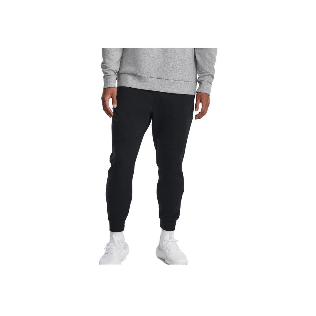 Under Armour Solid Color Jogger Sweatpants Men Bottoms Black 1379808-001