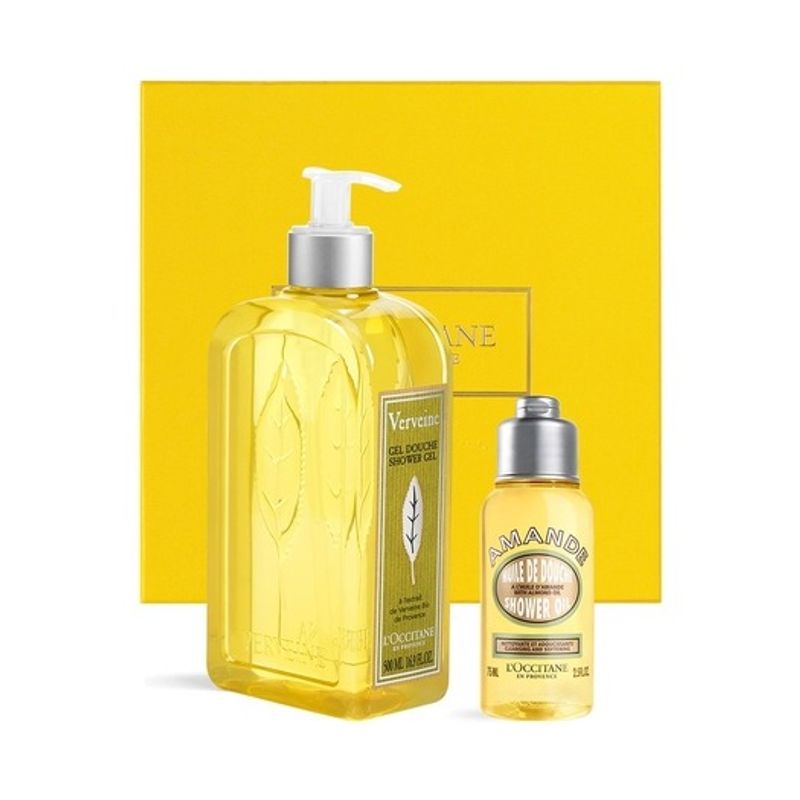 LOCCITANE Verbena Shower Gel 500ml Set (+ 1 Deluxe Type)