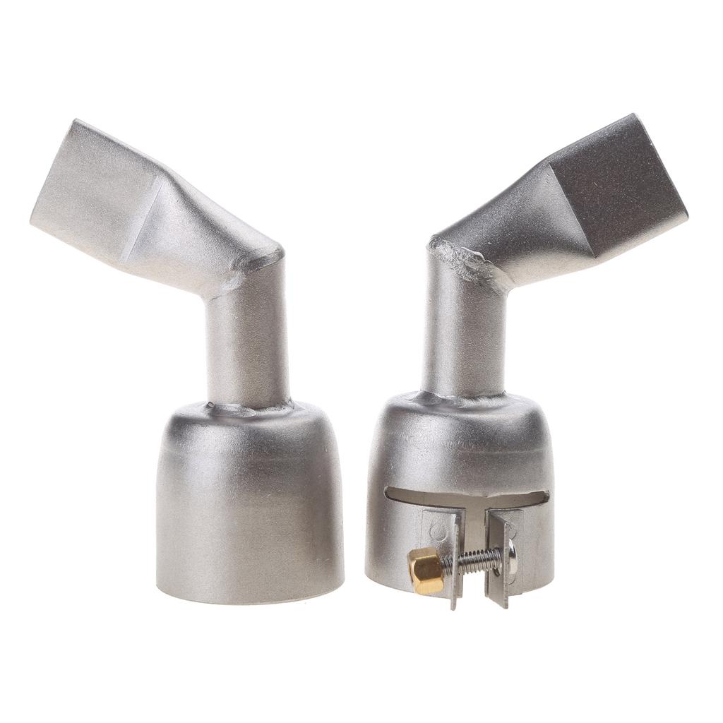 Сварочный пистолет плоская насадка насадка для сварки горячим воздухом аксессуары для сварочной горелки для сварки ПП ПВХ пластиковых листов 120 градусов 2 шт.