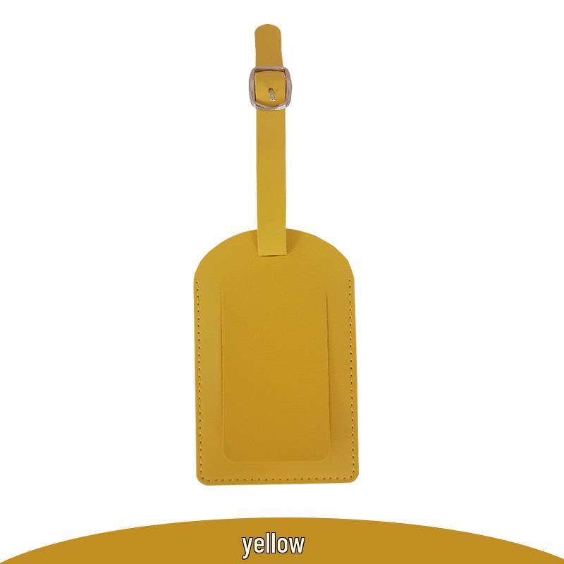 Идентификационная бирка из ПУ кожи для багажа и защиты от потери для чемоданов