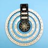 Stylish Rotating Calendar Retro Hanging Calendar Silent Operation Perpetual Calendar  Indoor