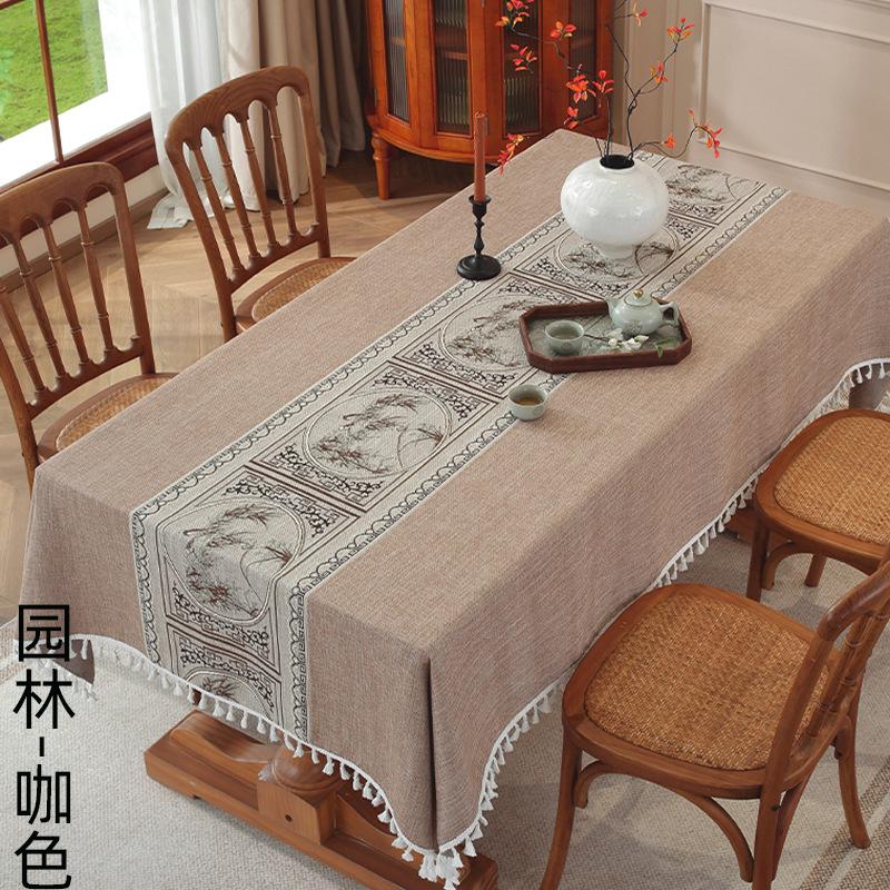 Amazon Pastoral Tablecloth Cotton And Linen Rectangular Table Flag Table Mat Coffee Table Tablecloth Table Cloth Spot