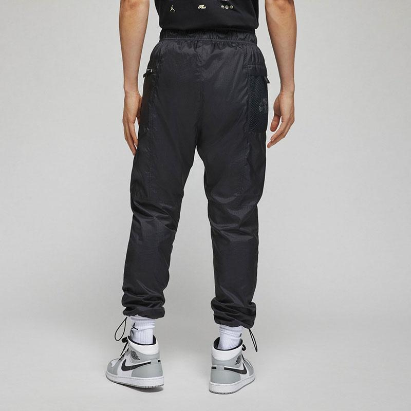 Мужские спортивные штаны/брюки/джоггеры Air Jordan однотонные с логотипом, для тренировок и повседневной носки, комплект, черные DM1870-010