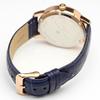 Watch Moon Phase Multi Calendar 5 ATM Water Resistant Business Formal Leather Belt Limited Model Pink Gold Blue [Salvatore Mara] Men's SM21106-PGBL