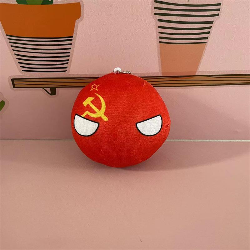 16Cm Polandball Plush Toy Australia Italy Korea Countryball Stuffed Doll Home Decoration