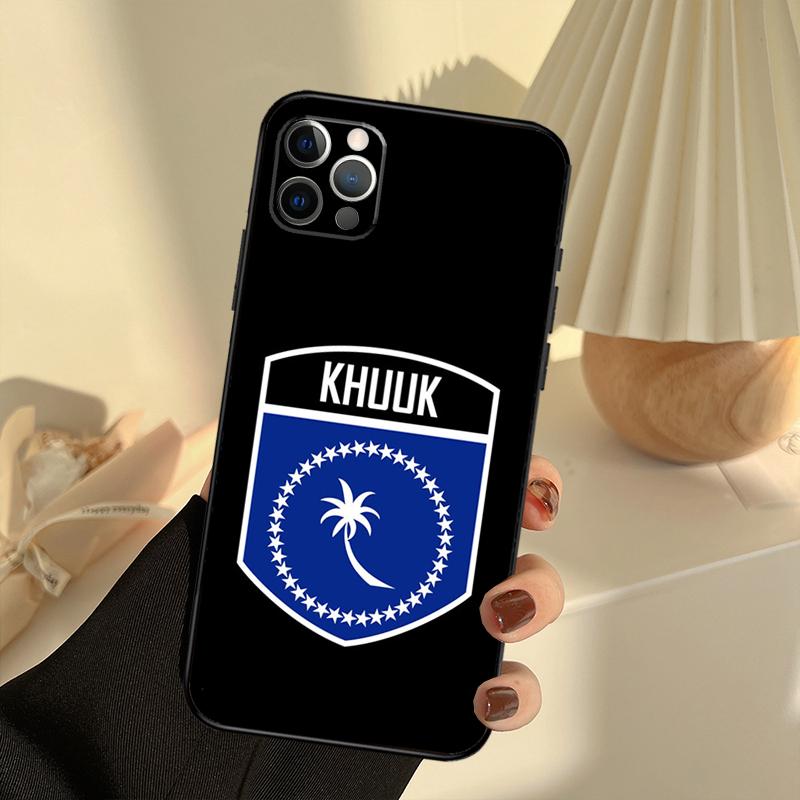 Chuuk Chuukese Pride 691 Phone Case For iPhone 15 14 13 12 11 16 17 Pro Max 13 mini 15 16 Plus 16e 17 Air Cover Funda