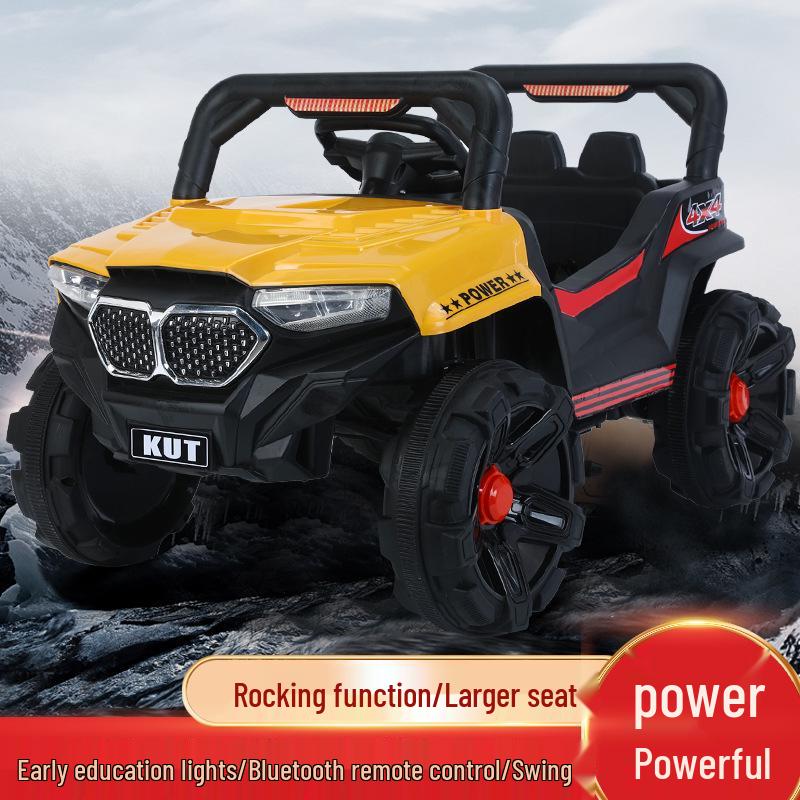 Детский электрический внедорожник с двойным приводом - Пульт управления, Двухместный