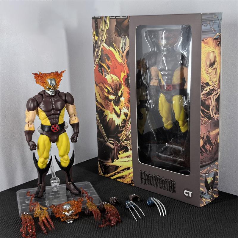 В наличии Ct Toys Фигурка Хэлверина Росомаха Mafex 096 138 Люди Икс Аниме Фигурка Действия Статуэтка Модель Коллекция Игрушки Подарок