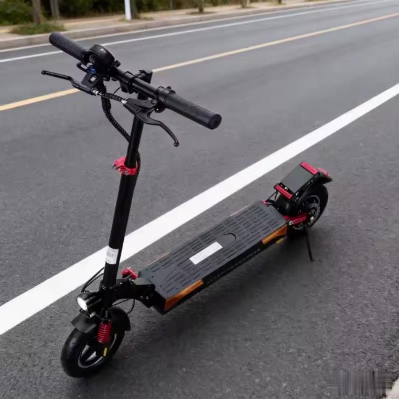 L12 Adult Foldable Off Road E Scooter 500W 48V 16Ah 50kmh 45 to 50KM Range 35 Degree Climb Dual Disc Brake EU Waterproof Stock