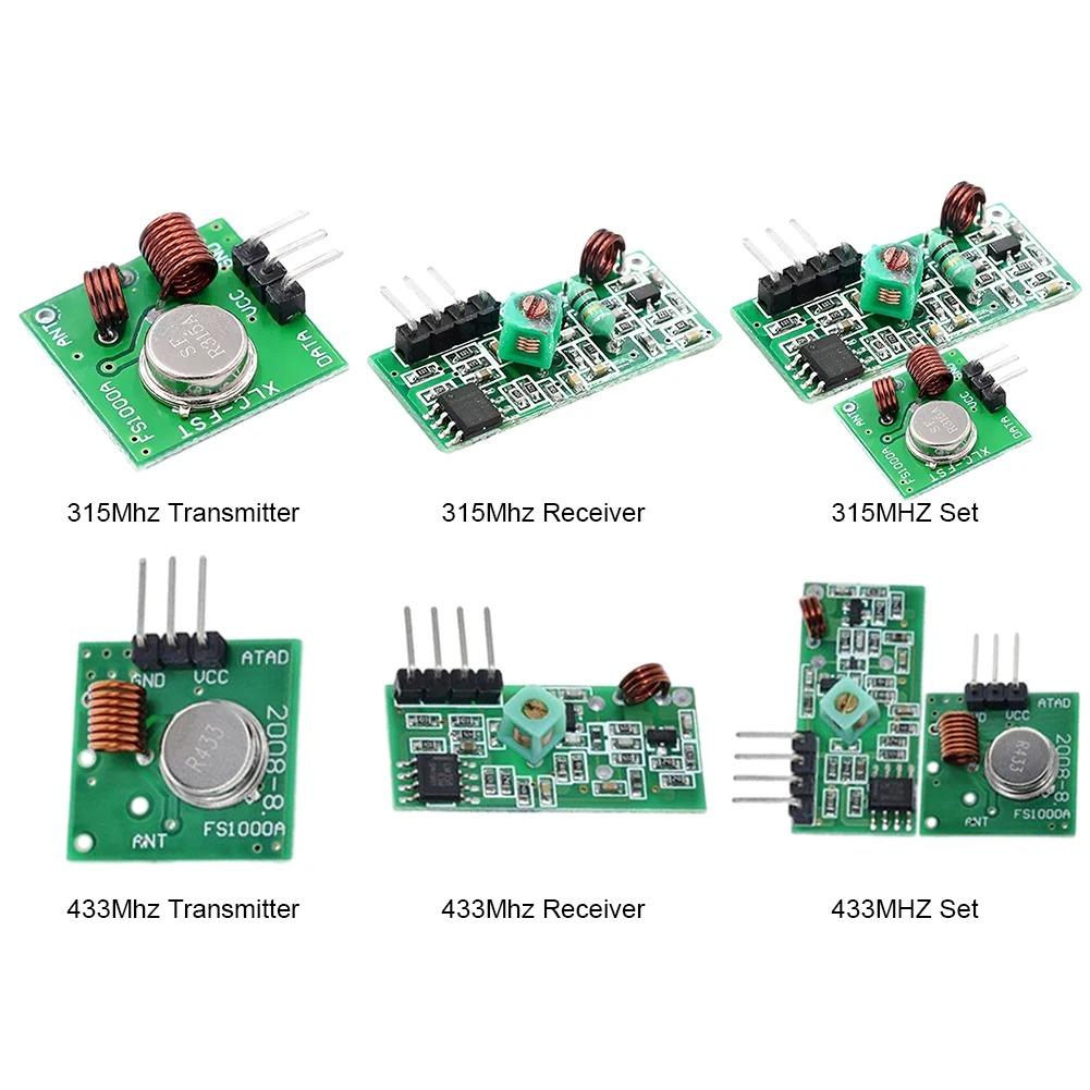 Smart Electronics 433Mhz RF Transmitter and Receiver Module Link Kit For arduino/ARM/MCU WL Diy 315MHZ/433MHZ Wireless