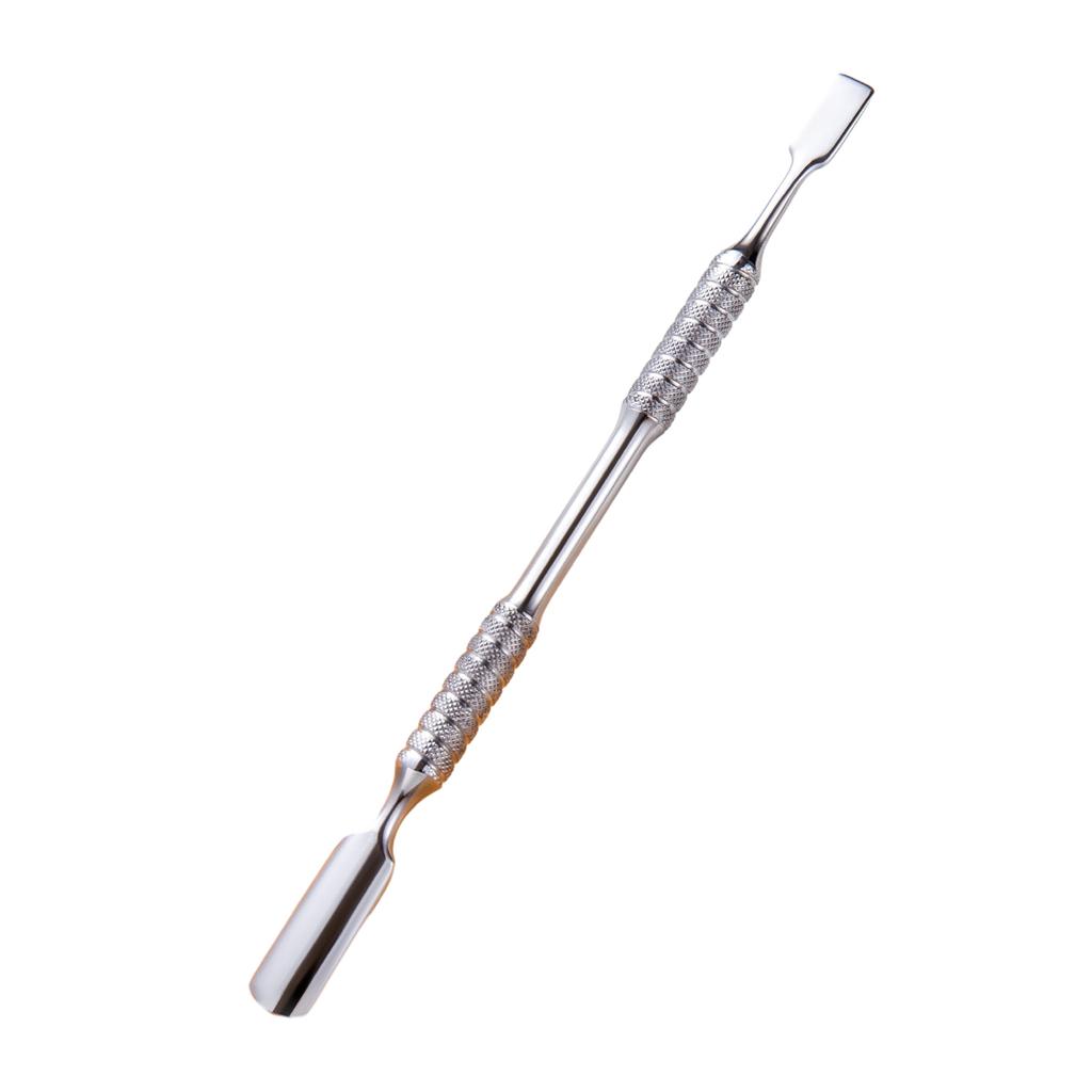 Cuticle Pusher Double-Headed Cuticle Pusher Stainless Steel Nail Polish Remover Manicure Tool for Fingernails Toenails