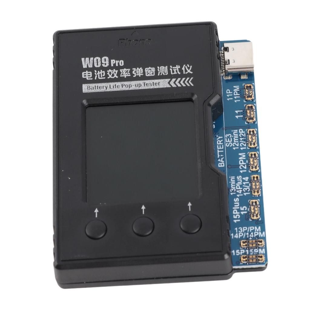 Battery Efficiency Pop Up Tester LCD Display USB Connection Popup Window Repair Tool for 11‑15 Series Phone