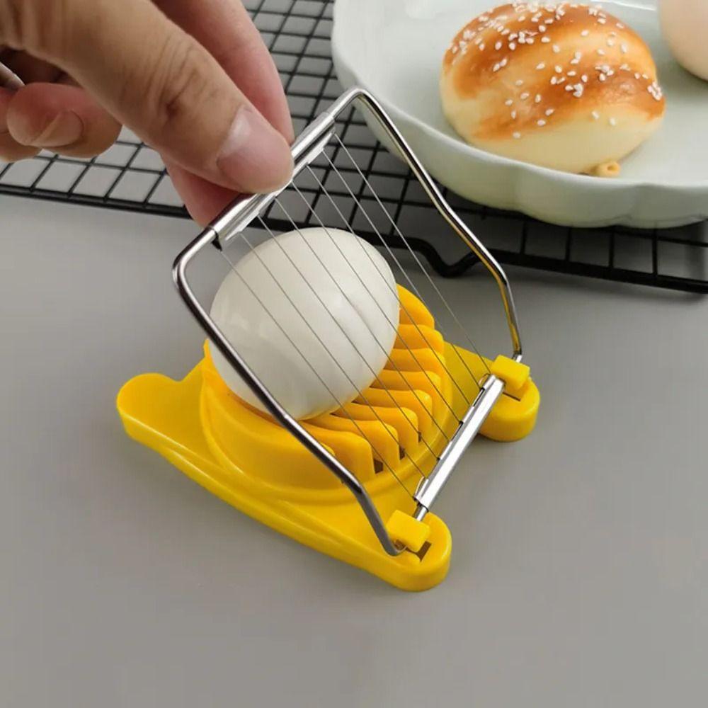 Manual Food Boiled Egg Slicer Stainless Steel Fruit Salad Cutter Egg Chopper  Kitchen Accessories