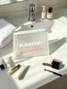 Burberry Матовая Прозрачная ПВХ Косметичка с Напечатанным Логотипом Портативная на Молнии Косметичка для Женщин Дорожная Повседневное Хранение
