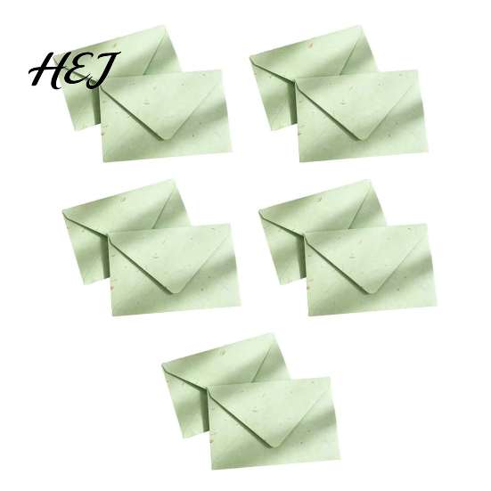 Thick Paper Envelopes for Invitations 10PCS Petal Art Envelopes, Real Floral Texture Design, Western Style Decorative Stationery Love Letters