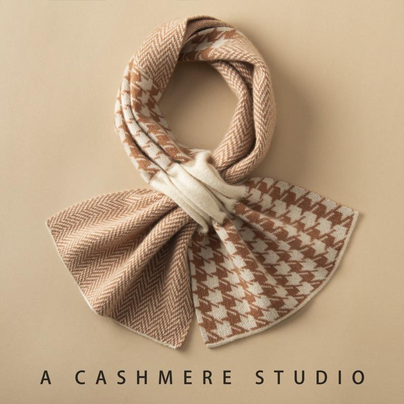 Size Batch% Pure cashmere top luxury women's twisted flower small scarf winter explosion scarf none