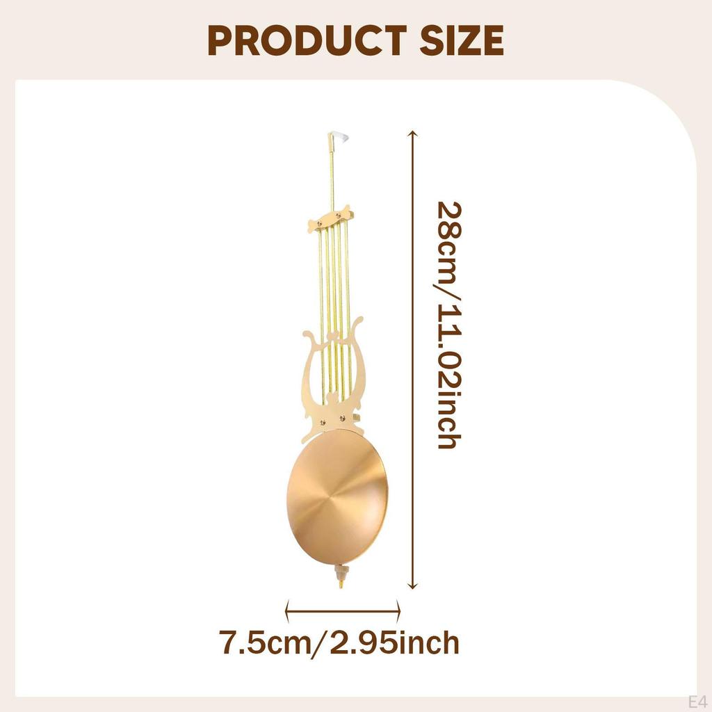Часовой маятник DIY Механизм Детали, Ремесло, Алюминий, Легкий Замена Настенный