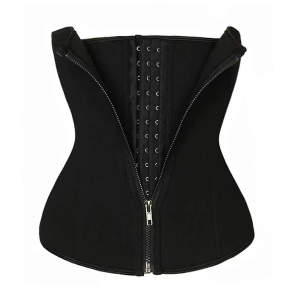 Корсет Тренажер для живота и талии Черный Корректирующее белье Новый Пояс для похудения Женский
