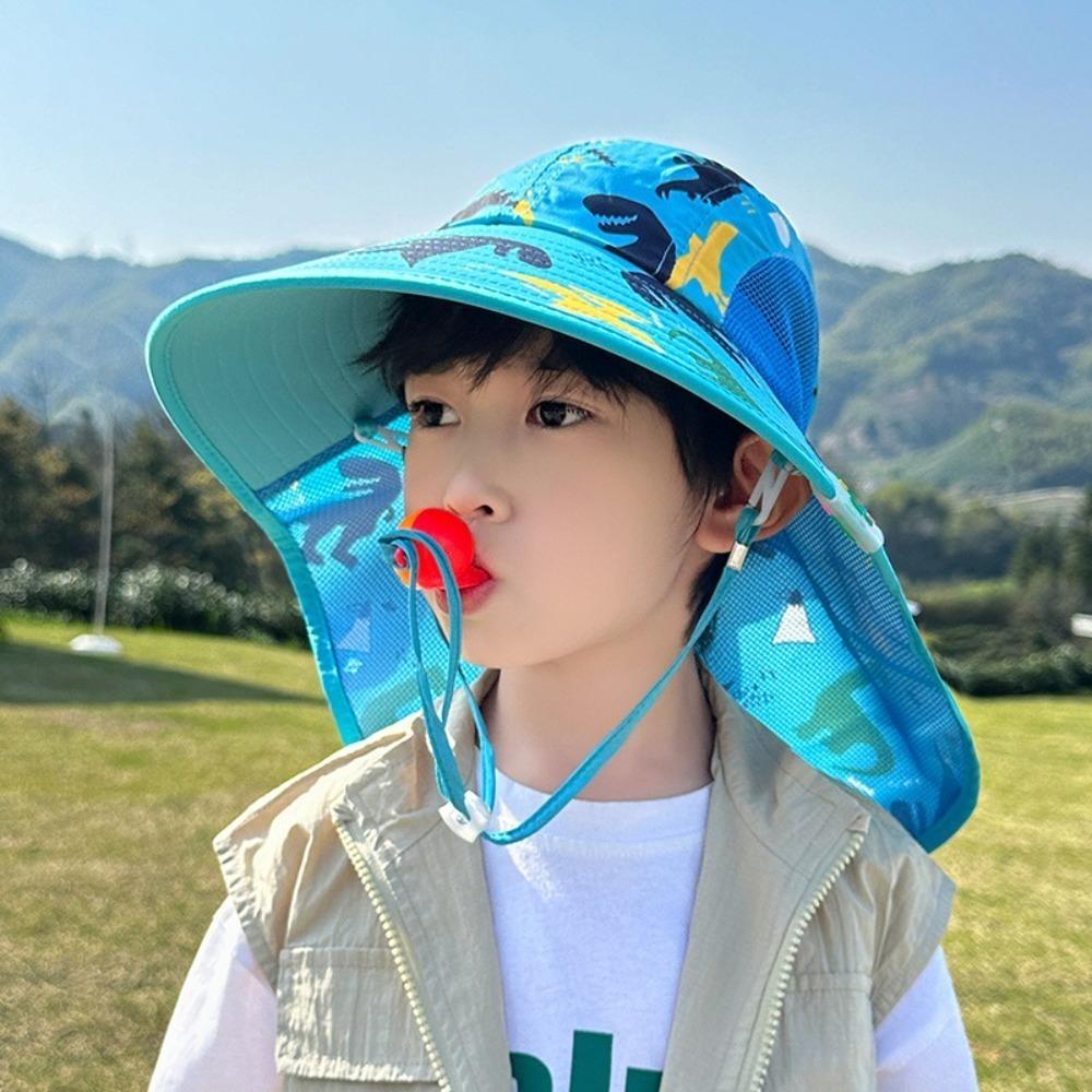 Anti-UV Fisherman Hat Wide Brim Bucket Hat New Beach Hat Boys Girls