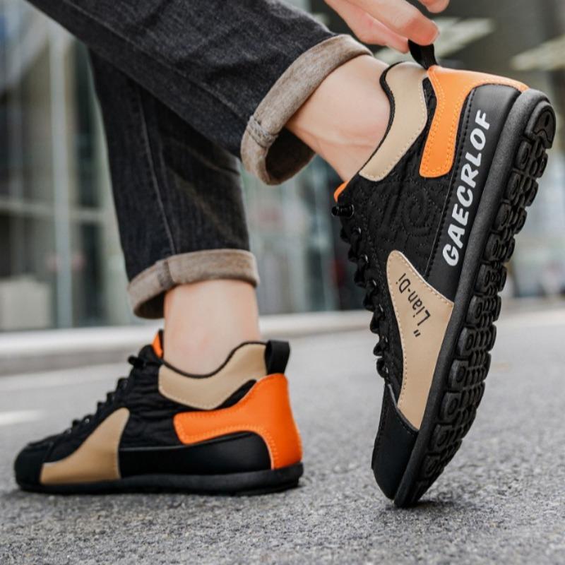 Высококачественная мужская обувь Модные кроссовки Легкая искусственная кожа Повседневные Обувь для ходьбы Лоферы Роскошные теннисные туфли для мужчин Спортивная обувь для бега