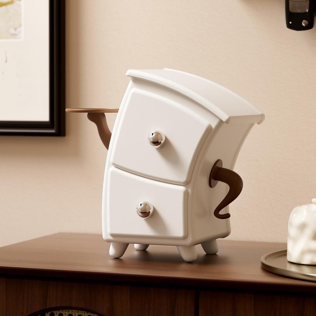 Jewelry Storage Tray Cosmetic Organiser Ornament Countertop Makeup Box Organizer for Small