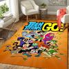 Teen Titans Rug Floor Mat for Living Room or Bedroom Soft and Comfortable Carpet a Gift for Birthday and Holiday.