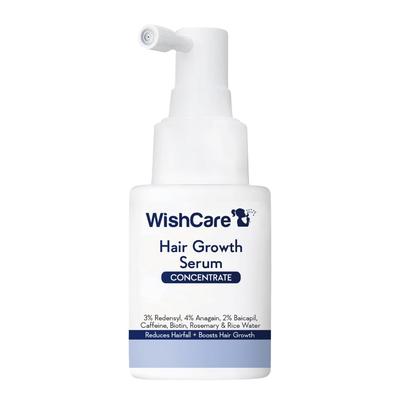 WishCare Концентрат сыворотки для роста волос 20 мл с Redensyl, Anagain, кофеином и биотином для более густых волос