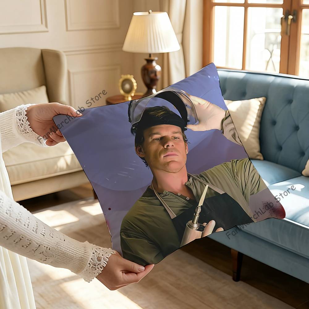 DDexter Morgan Pillowcase Pillowslip Cushion Plush Boys Girls Cartoon Anime Kawaii Decoration Kids Birthday Cute Gifts