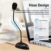 Computer Microphone Desktop Capacitive Microphone Wired Microphone 3.5mm Interface for Lecture