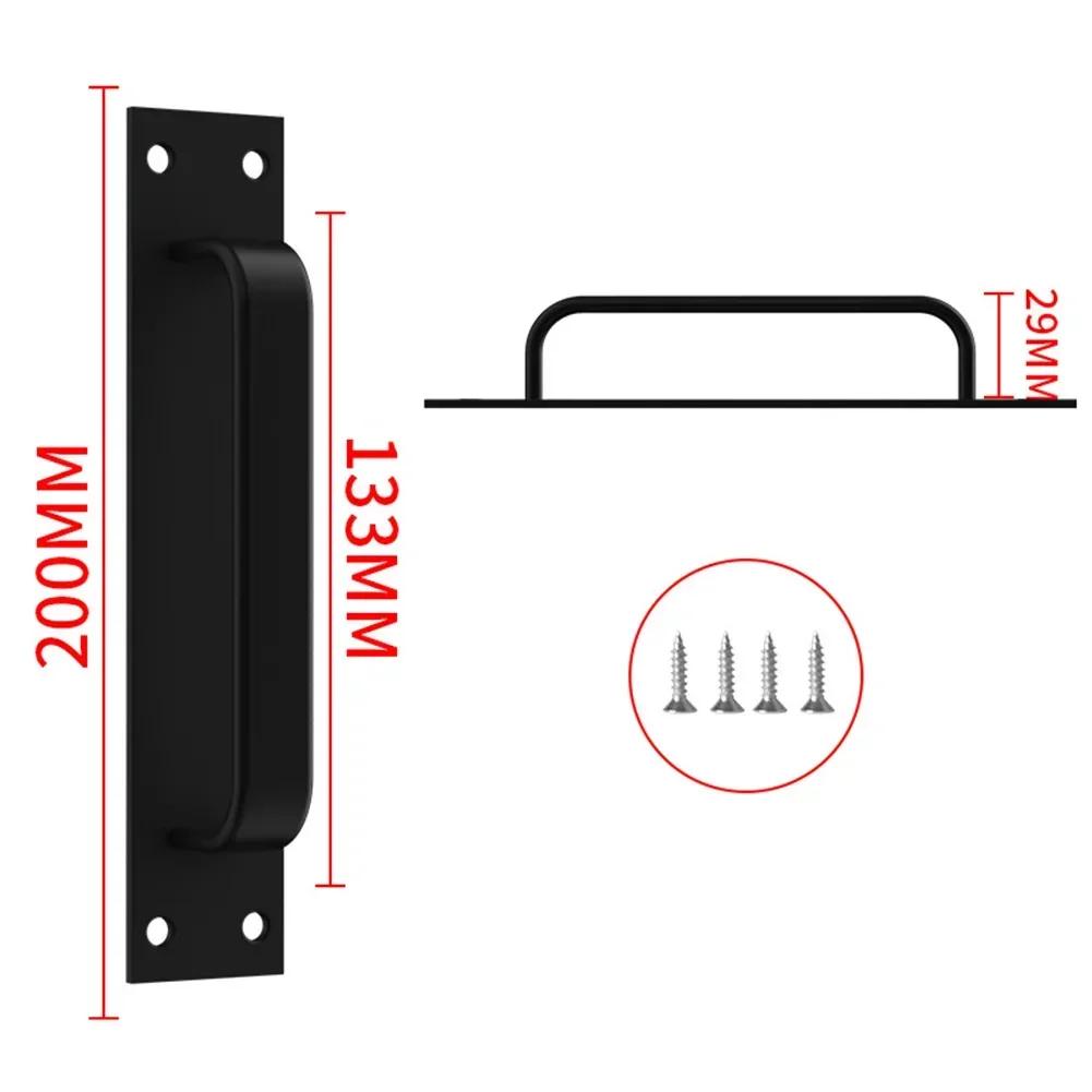 Дверная ручка Алюминиевый сплав Дверная ручка Оконный шкаф Балкон Раздвижная дверь Ручки Без сверления Ручки Шкаф Мебельная фурнитура