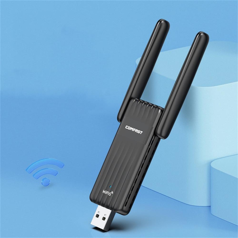 COMFAST CF-943F 900Mbps WiFi6 Bluetooth-compatible Network Card 2.4G/5G Dual Band USB Wireless Adapter