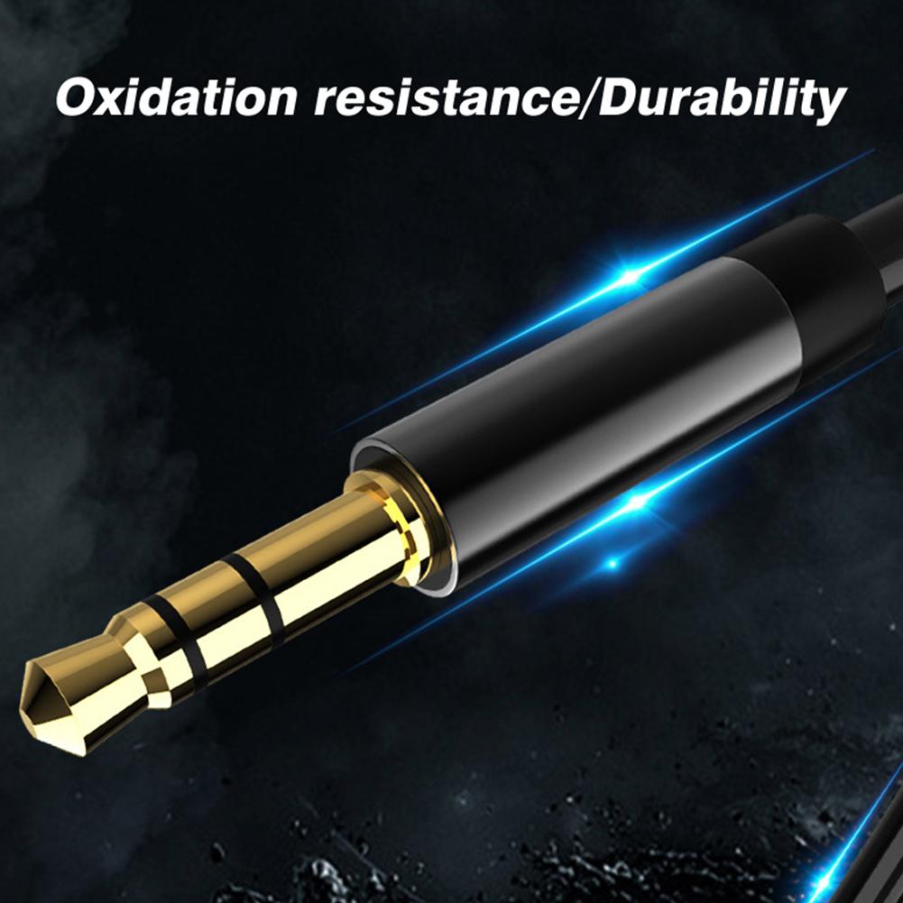 Byscoon 3,5 мм Aux кабель с разъемом «папа-папа» аудиокабель для автомобильного динамика, удлинитель для наушников, аудиокабель, плетеный кабель