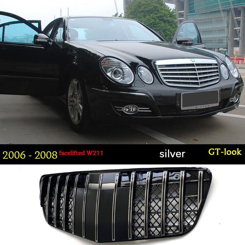 Решетка переднего бампера GT Panamericana для 2003-2008 Mercedes E Class W211 S211 E200 E230 E240 E270 E280 E320 E350 E420 E400 E500