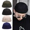 Unisex Solid Color Landlord Hat Men Outdoor Travel Beanies Cap Women Cotton Hats Fashion Accessories Caps