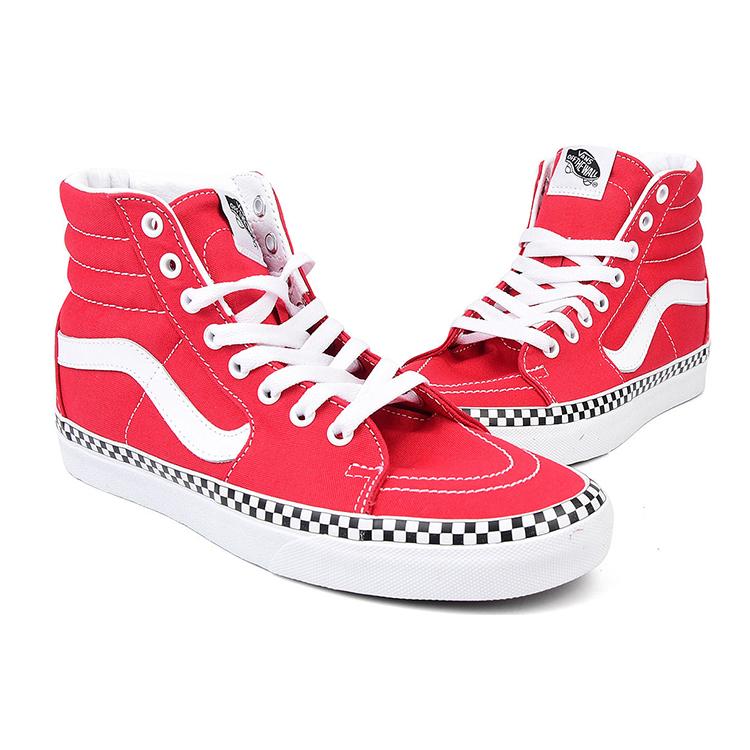 Vans SK8 Hi Клетка Foxing - Racing Red VN0A38GEVS5