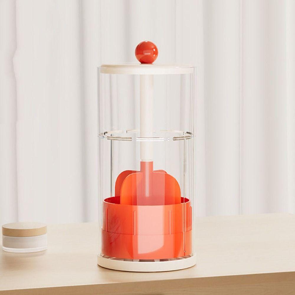 Пластиковый ящик для хранения косметики большой вместимости, туба для хранения кистей для макияжа, ванная комната