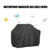 BBQ Grill Cover Barbecue Gas Grill Cover 210D Waterproof Heavy Duty Rip Dust-Proof Charcoal Electric Grill Cover