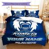 Custom Name HC Kometa Brno Bedding,Quilt Set Quilt Cover Pillowcase Home Birthday Gift(1 * duvet cover + 2 * pillowcase, without core) -HE66