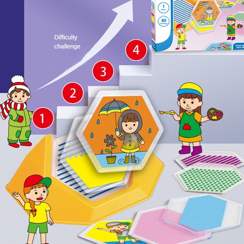 Цветной код-головоломка, развивающая детская логическая настольная игра, головоломка, геометрические интеллектуальные головоломки, детская пространственная игрушка, сделай сам, подарки
