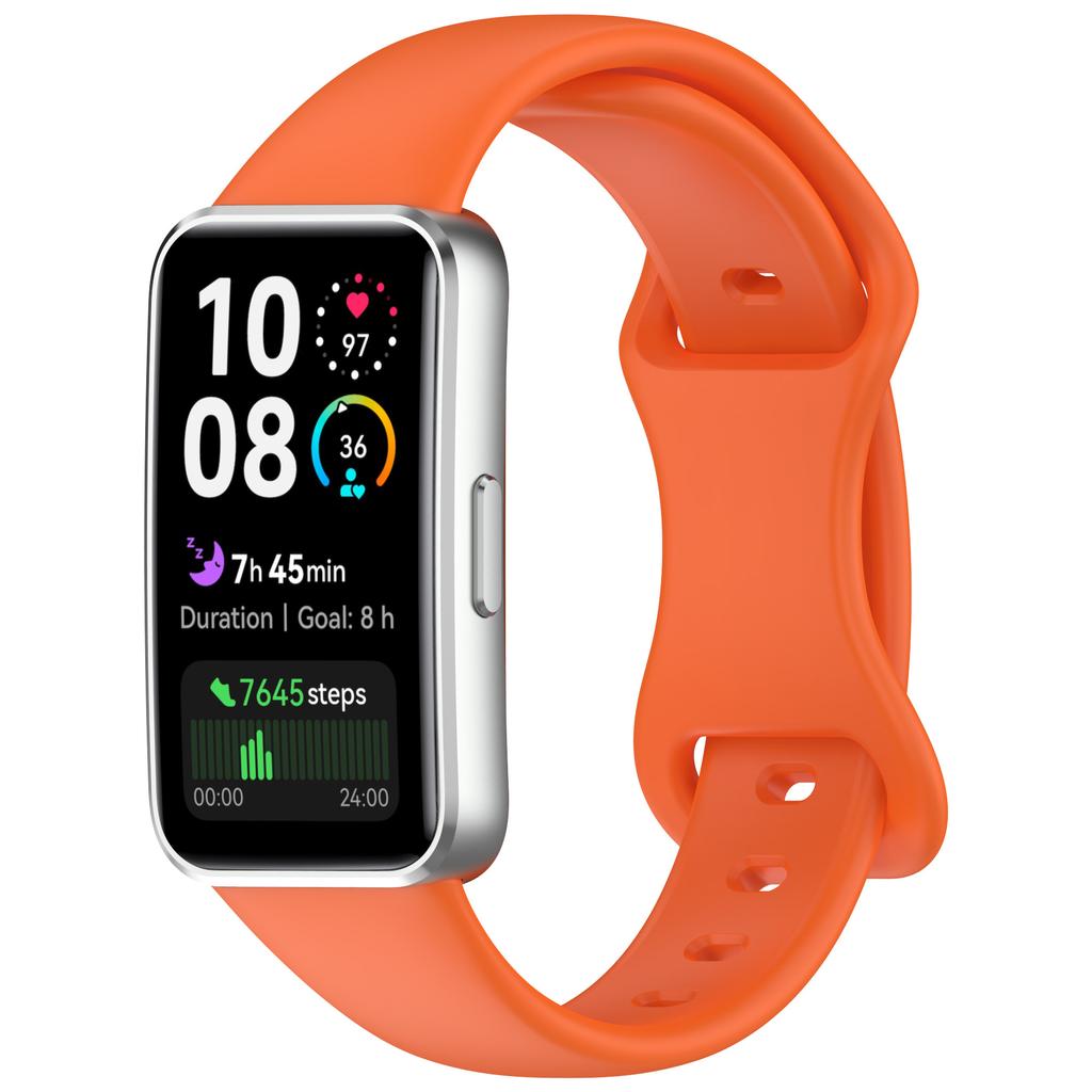 Силиконовые ремешки Для Huawei Band 10/9/9 NFC Аксессуары для ремешка Замена Спортивный браслет pulseira correa для Huawei Bands 8/8NFC