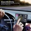 Беспроводной Bluetooth-совместимый FM-радиоадаптер Музыкальный проигрыватель FM-передатчик с функцией громкой связи USB-порты Зарядка