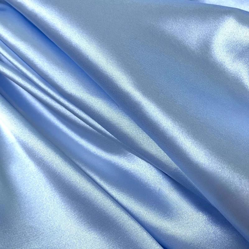 100x150см Однотонный Сатин Экспортный Песочный Мягкий Непромокаемый Ткань для Одежды DIY Цветной Легкий Пижамы Вечерняя Одежда Струящийся